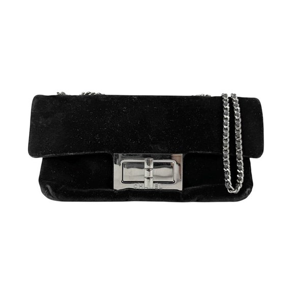 CHANEL Black Leather Shoulder Bag - Picture 1 of 5